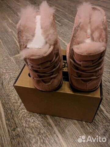 Сапоги Ugg Угги детские новые оригинал 22р. Розовы