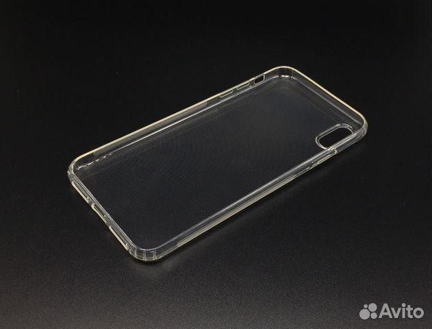 Чехол iPhone Xs Max Силикон прозрачный Stoptime