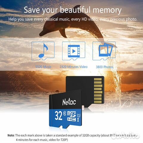 Новая карта памяти Netac P500 MicroSD 32Gb