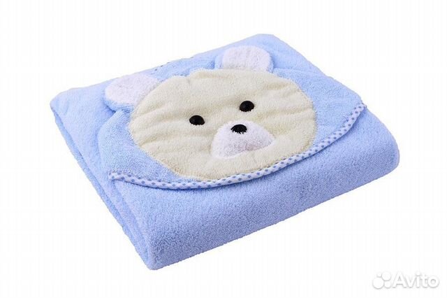 Полотенце с уголком, капюшоном