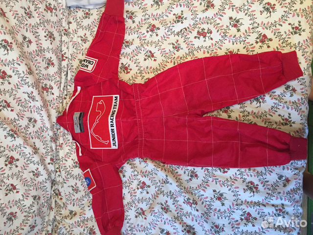 Костюм детский гонщика формулы 1