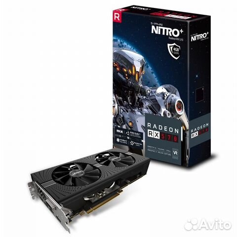 Видеокарта sapphire nitro+ RX 570 4GB на гарантии Видеокарта sapphire nitro+ RX 570 4GB на гарантии