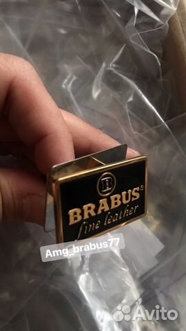 Эмблемы в сиденье Gold Brabus для G class W463
