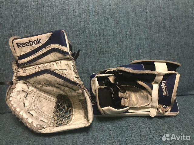 Вратарские блин+ловушка Reebok, XLT28int