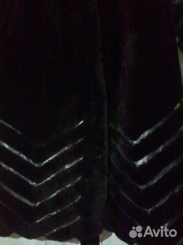 Шуба мутон с кожаными вставками р. 48-50 XL б/у Шуба мутон с кожаными вставками р. 48-50 XL б/у