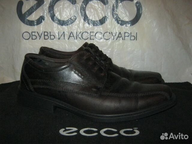 Ecco туфли классика мужские 41