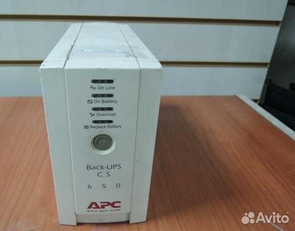 Ибп автономный APC Back-UPS CS 650 без акб