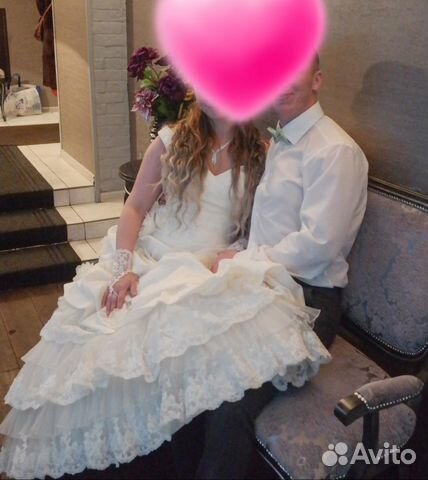 Красивое свадебное платье
