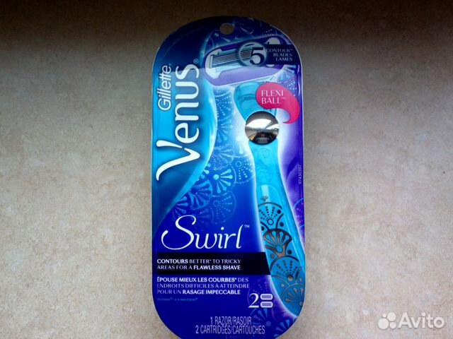 США Набор Gillette Venus Swirl с двумя картриджами