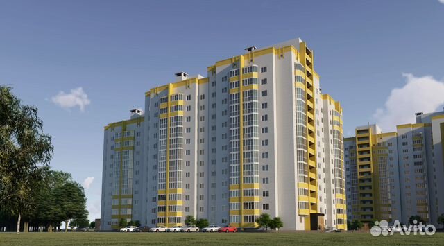 2-к квартира, 68.9 м², 1/12 эт.