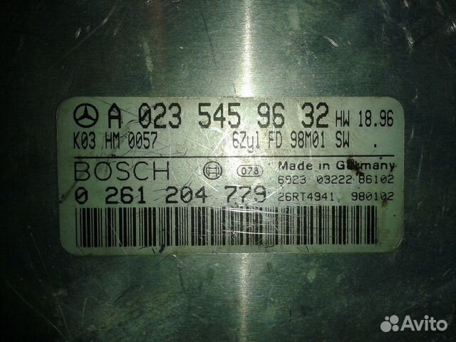 Для MB W210.98г. в. дв.2.8 блок управ. двиг. б/у