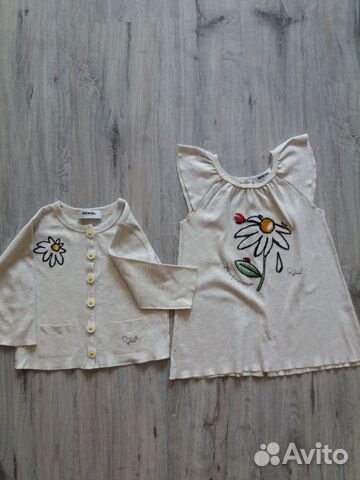 Платье и кофта Rykiel bebe оригинал. Р-р116