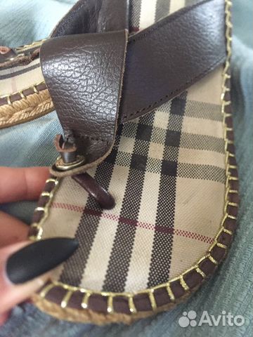 Шлепанцы Burberry оригинал