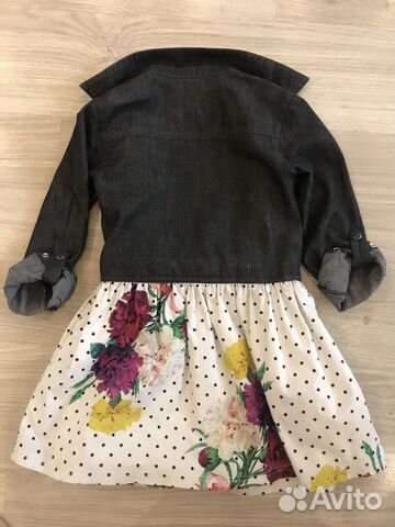 Guess Оригинал, стильное платье для девочки 4-5 ле