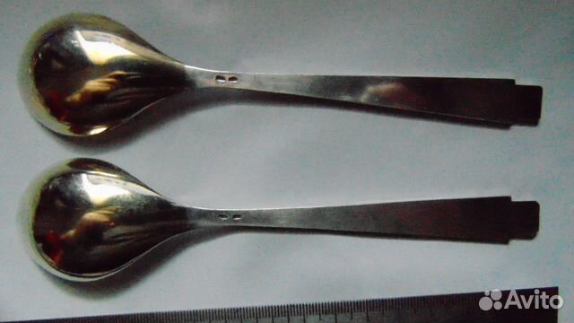 Ложки, серебро 875-й пробы, СССР - 1961 год