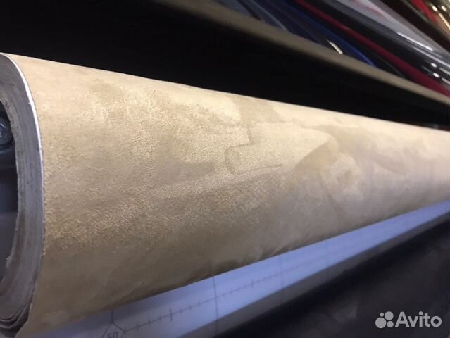 Алькантара бежевая