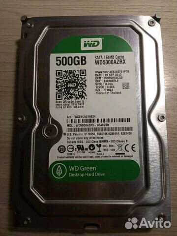 Жесткий диск Western Digital 500 Gb