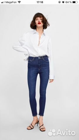 Джинсы скинни Zara