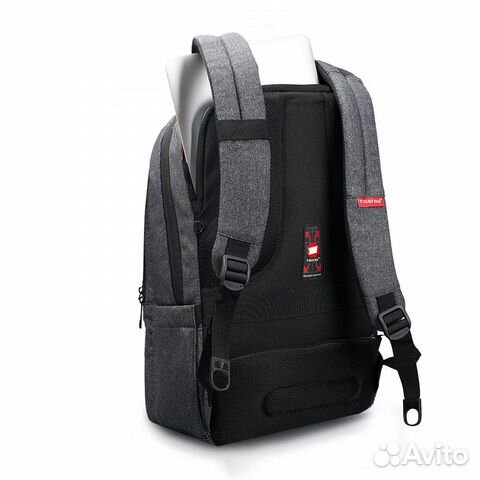 Рюкзак Tigernu T-B3142 с USB портом темно-серый