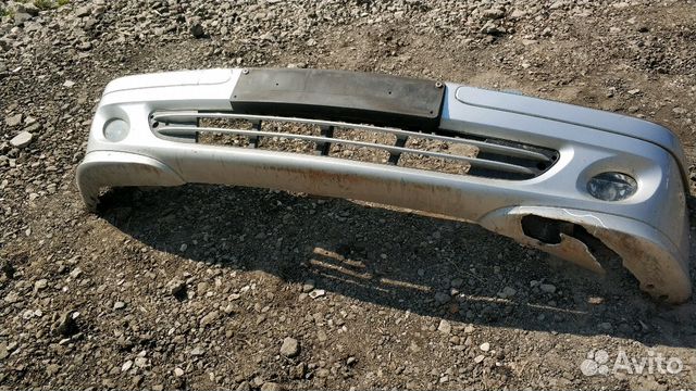 Mercedes w203 бампер передний серый Mercedes w203 бампер передний серый