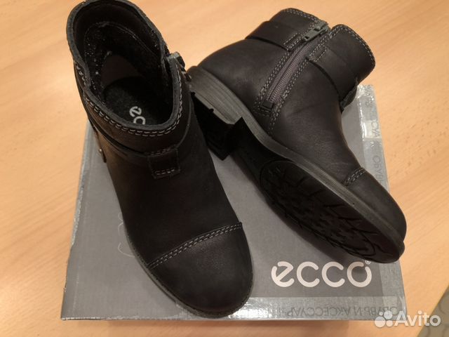 Ботинки полусапожки сапоги Ecco р.27