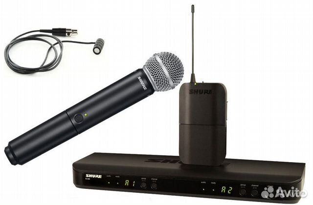 Комплект Shure BLX1288E/W85 + планшет в подарок