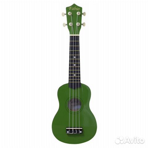 Новая укулеле сопрано Fabio XU21-11 green Новая укулеле сопрано Fabio XU21-11 green