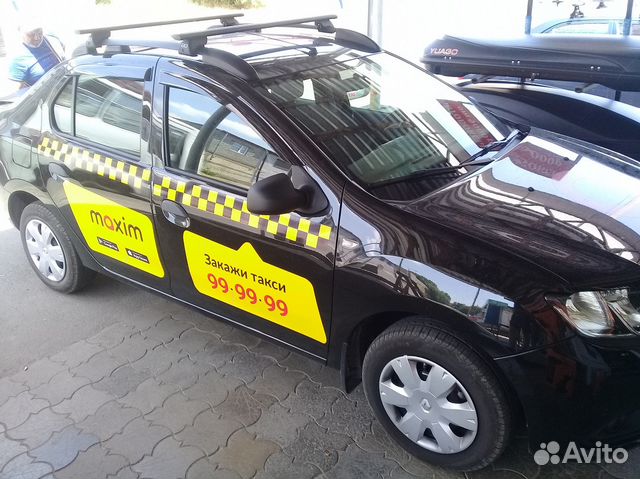 Рейлинги на крышу Рено Логан 2, черные