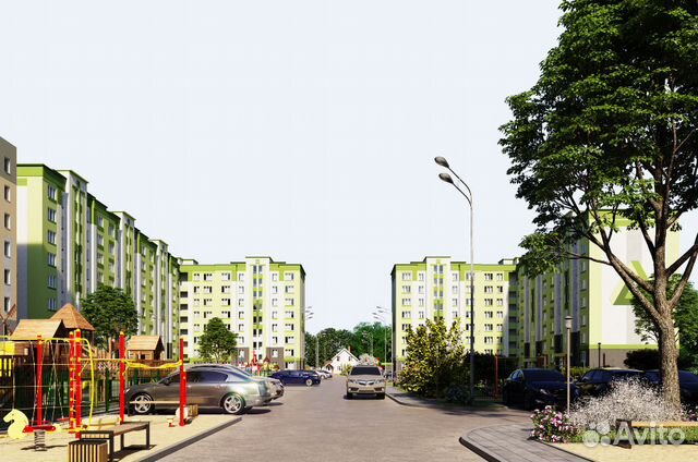 2-к квартира, 62.7 м², 2/8 эт.