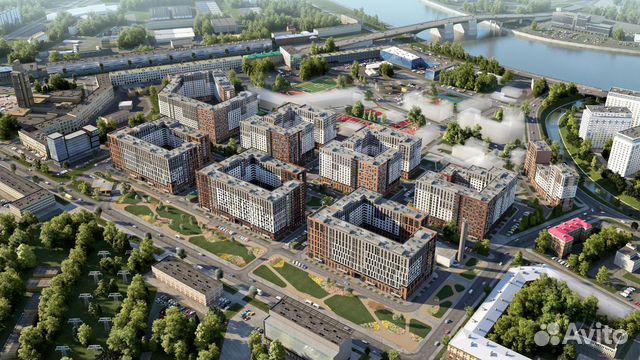 3-к квартира, 95.2 м², 6/14 эт.