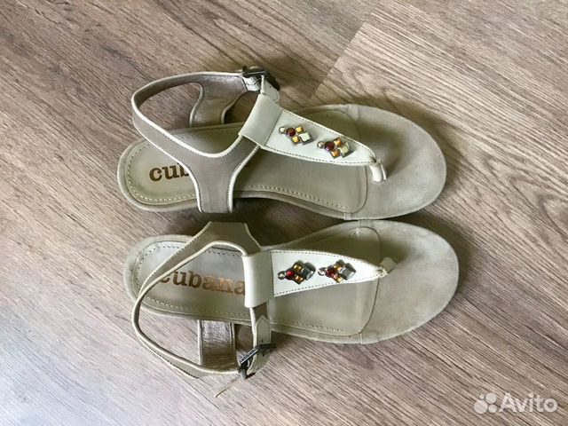 Сандалии Cubanas кожа