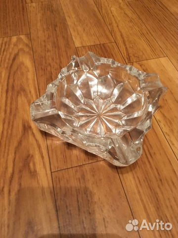 Пепельница хрусталь