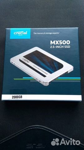 Новый SSD Crucial 2Tb MX500 CT2000MX500SSD1