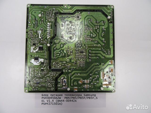 Блок питания телевизора SAMSUNG PS43D450A2W PB4/P
