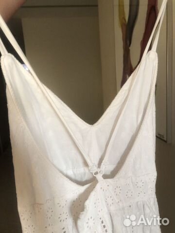 Сарафан белый, хлопок