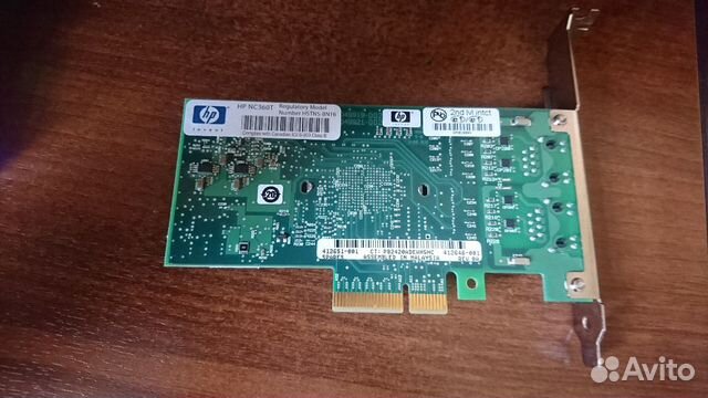 Сетевая карточка intel hstns-bn16 два порта