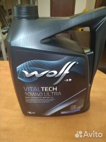 Масло моторное wolf vitaltech 10W40 ultra 5л