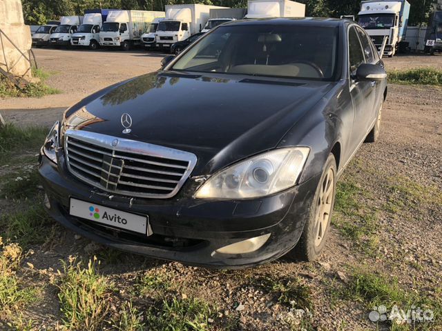 Mercedes-Benz S-класс 3.5 AT, 2008, битый, 272 000 км