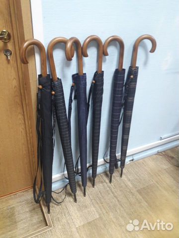 Большой зонт трость клетка 16 спиц качество новый