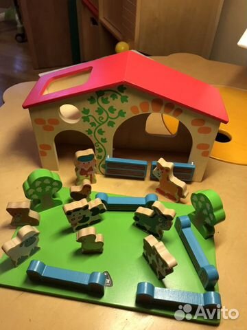 Wooden farm playset Wooden farm playset