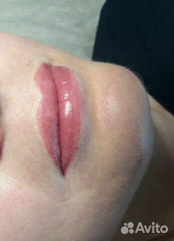 Перманентный макияж губ и бровей, заполнение межре