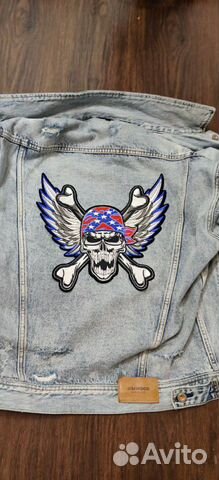 Нашивки,Патчи Байкерские черепа