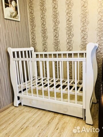Детская кроватка из бука Лель Детская кроватка из бука Лель