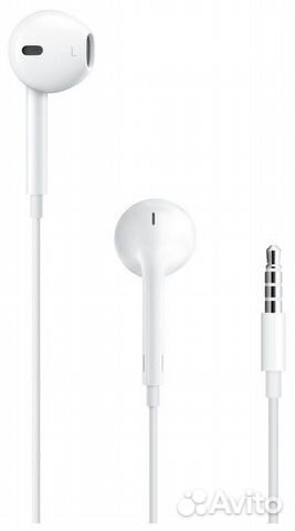 Наушники iPhone EarPods белый