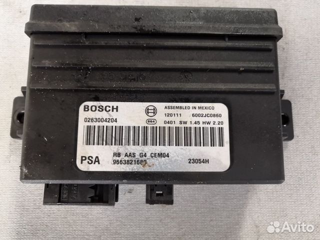 Блок управления парктроником Peugeot Citroen