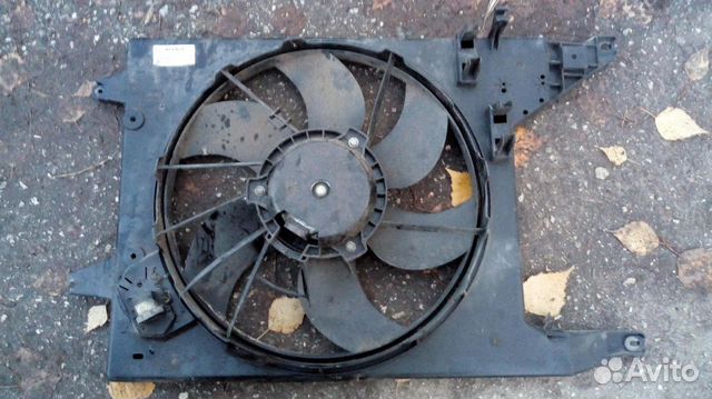 Диффузор с вентилятором в сборе Nissan Almera G15 Диффузор с вентилятором в сборе Nissan Almera G15