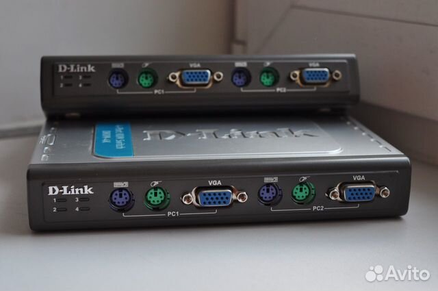 Коммутатор D-Link dkvm-4K switch 4 KVM PS/2, свитч