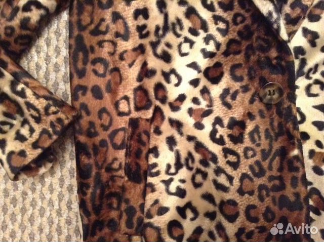 Пальто reserved леопардовое