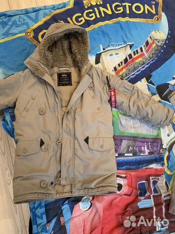 Парка куртка зима для мальчика alpha industries