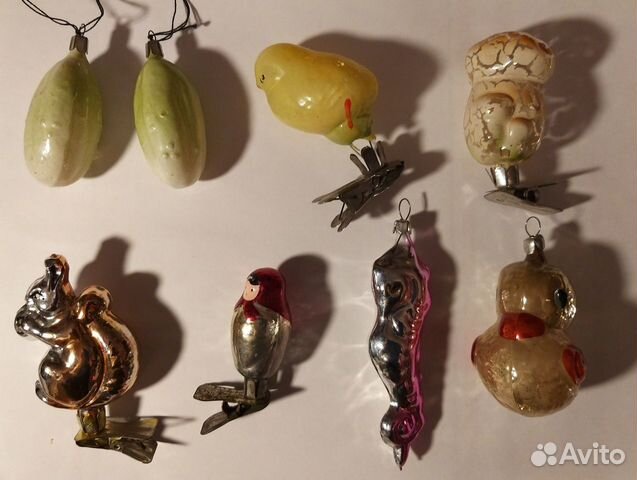 Новогодние игрушки эпохи СССР